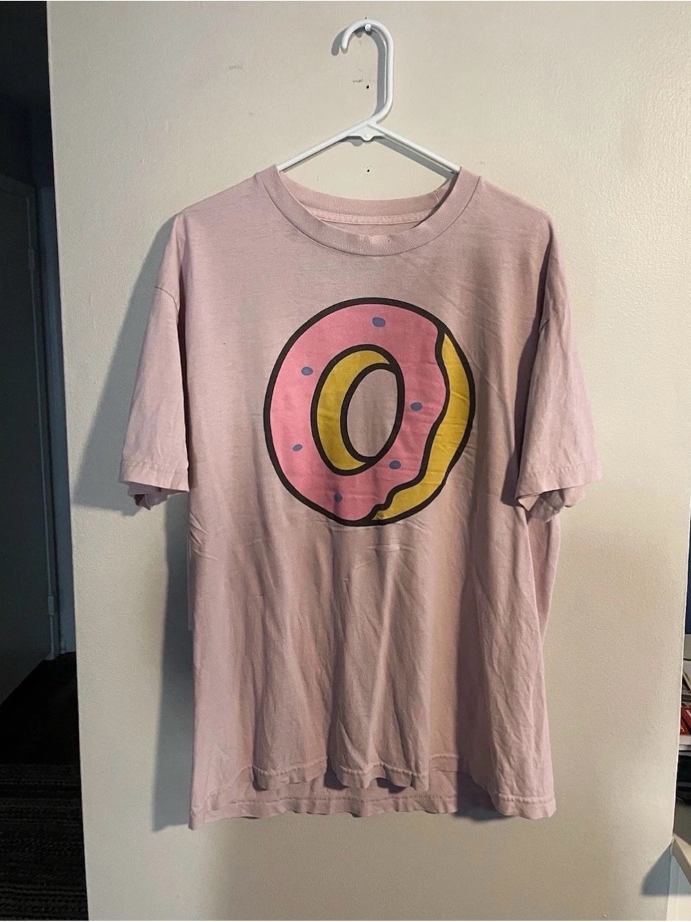 Vintage Golf Wang Odd Future Pink Donut Graphic Short Sleeve Tee See Pics